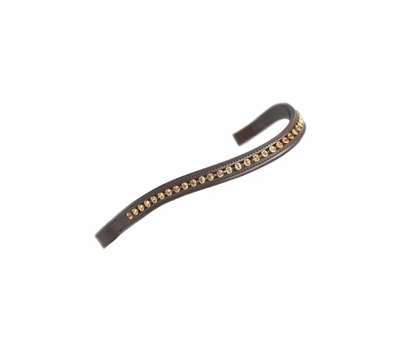 Velociti GARA Diamante Browband in Havana and Gold